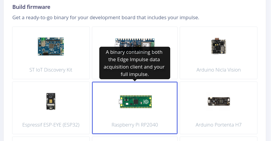 Build RP2040 firmware