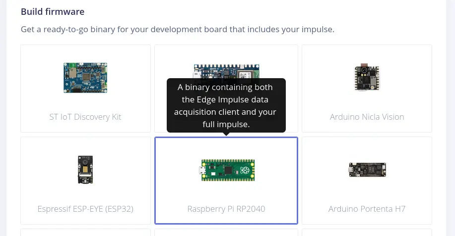 Build RP2040 firmware