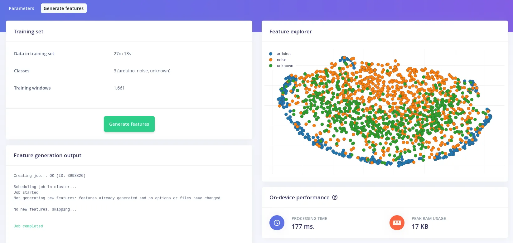 MFCC block - Generate features